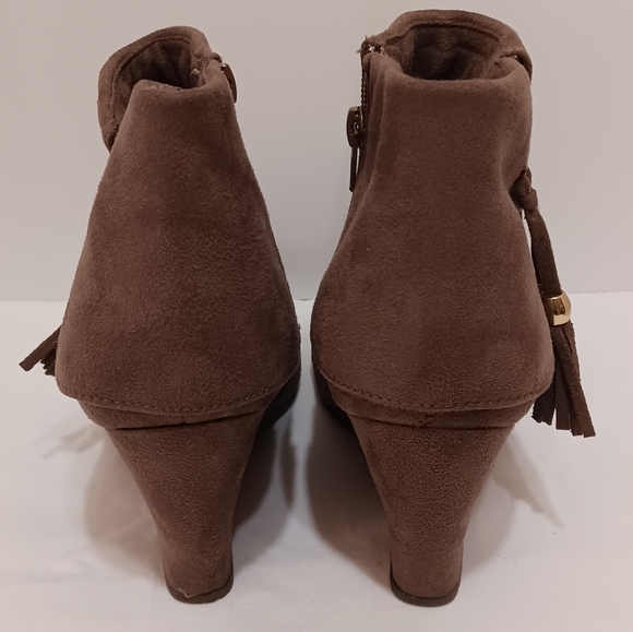 🔥 Zigi Soho Kris Hidden Wedge Brown Booties size 8 - Picture 3 of 6
